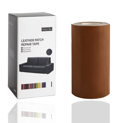 Miniatura 37 de Cindy's Tape Cinta de cuero adhesiva impermeable para reparaciones de 3 x 60 pulgadas para sofás, asientos de automóvil, bolsas, muebles, asiento