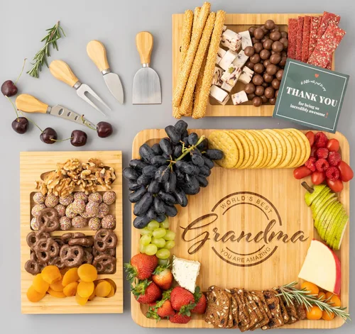 Regalos de cumpleaños para abuela, regalo pensado para abuelas, regalo para la mejor abuela del mundo, regalos únicos de cocina para abuelas, juego
