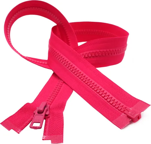 Miniatura 33 de YKK Cremallera Vislon de 22 pulgadas, 5 separadores de plástico moldeado, peso medio por cada uno (color seleccionado) (rosa azafrán - 806)