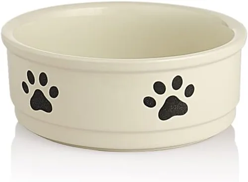 Miniatura 55 de Sweejar Cuencos de Cerámica para Perros, Plato de Comida para Perros Pequeños y Gatos, Cuenco de Porcelana Resistente para Mascotas para Comida