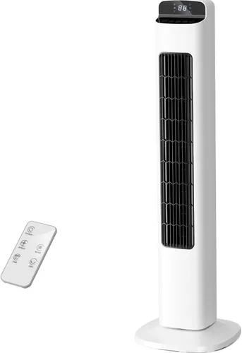 Miniatura 15 de Antarctic Star Ventilador de torre oscilante de 85°, refrigeración silenciosa, temporizador de 15 horas, control remoto, potente de pie, 3