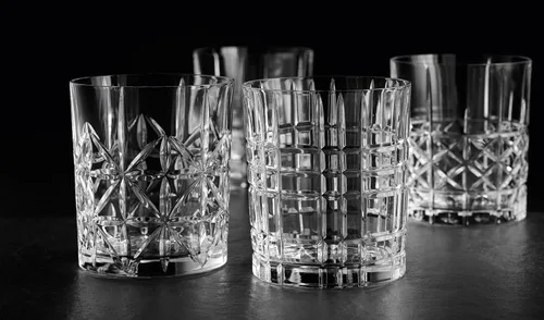 Miniatura 8 de Nachtmann Highland - Vaso de whisky de 12 onzas (juego de 4), vaso de whisky de 4 pulgadas para whisky escocés, ron, licores, utensilios de bar