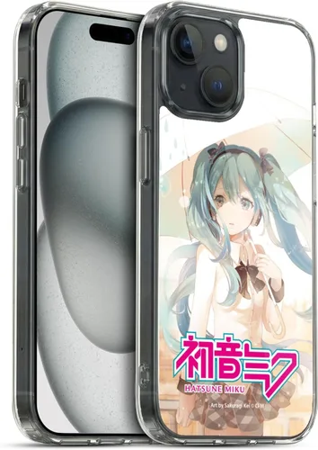 Miniatura 10 de Head Case Designs Licencia Oficial Hatsune Miku Gráficos Lindos Carcasa de Gel [Protección de Grado Militar] Compatible con Apple iPhone 7