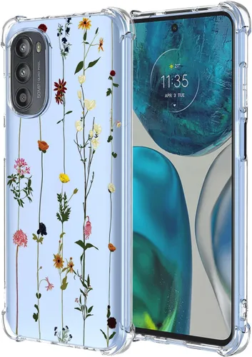 Miniatura 35 de Funda para Moto G Stylus 2021 4G Clear Flower Funda de teléfono TPU suave a prueba de golpes, antiarañazos, funda protectora para Motorola G Stylus