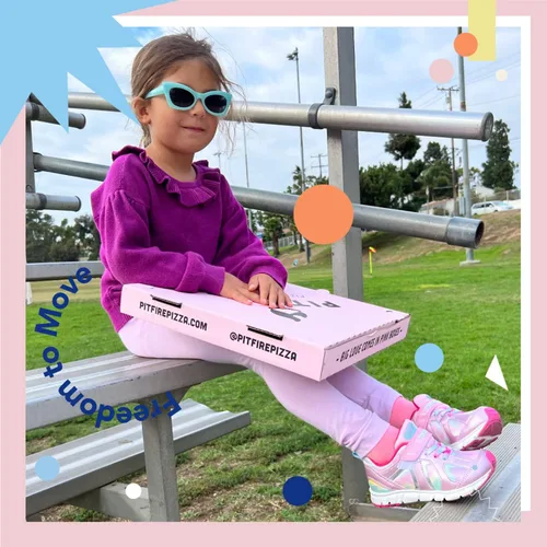 Miniatura 2 de TSUKIHOSHI - Zapatillas de coral y rosa para niños, diseño de arcoíris