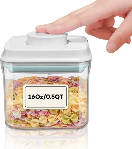 Miniatura 17 de Bop Top - Recipientes herméticos de almacenamiento de alimentos con tapa, paquete múltiple Juegos de recipientes de cocina Recipiente hermético