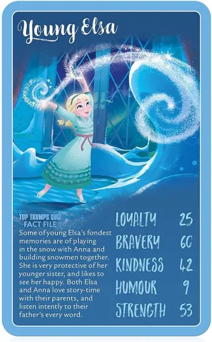 Miniatura 3 de Top Trumps Disney Frozen 2 - Juego de cartas especiales, visita Arendelle y juega con la reina Elsa, Anna, el rey Agnarr, la reina Iduna y Olaf