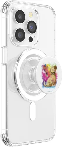 Miniatura 3 de Disney Pixar Up Dug - PopSockets de acuarela MagSafe PopGrip para iPhone