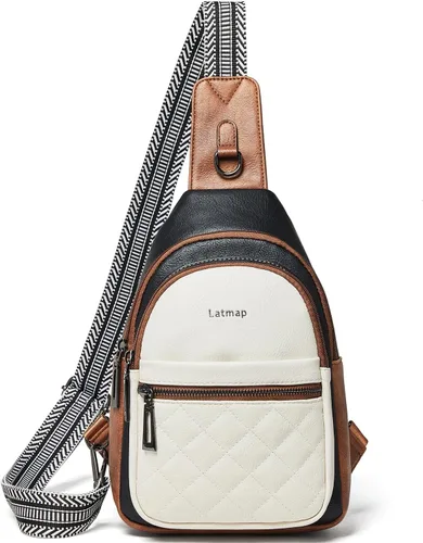 Miniatura 12 de LATMAP Sling Bag For Women Fanny Pack Crossbody Travel Shoulder Belt Bags Tote Backpack Purse Faux Leather