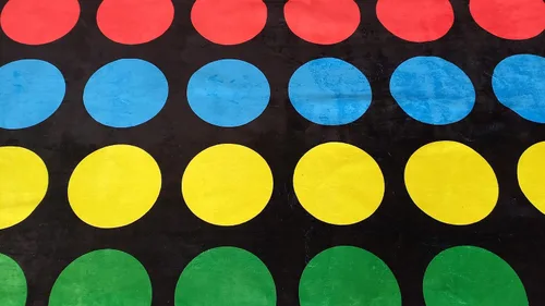 Miniatura 5 de Family Game Party Twister Rug - Alfombra de algodón negro C1027S (31 x 47 pulgadas = 31.5 x 47.2 in) para niños