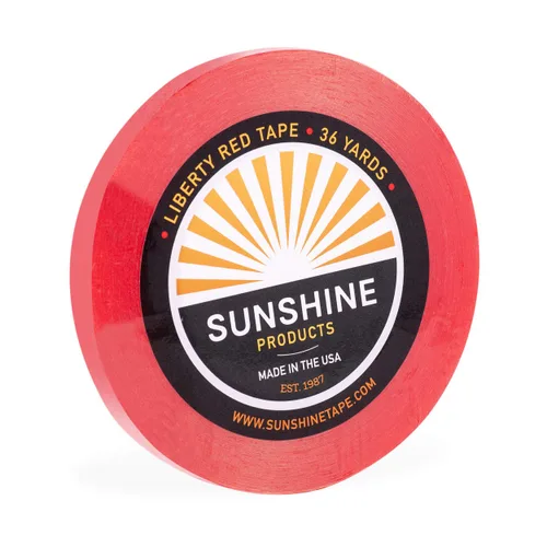 Miniatura 21 de Sunshine Tape Paquete de 3 rollos de cinta adhesiva para peluca, 3/4 pulgadas x 36 yardas, doble cara, grado médico, cinta de tupé y peluca