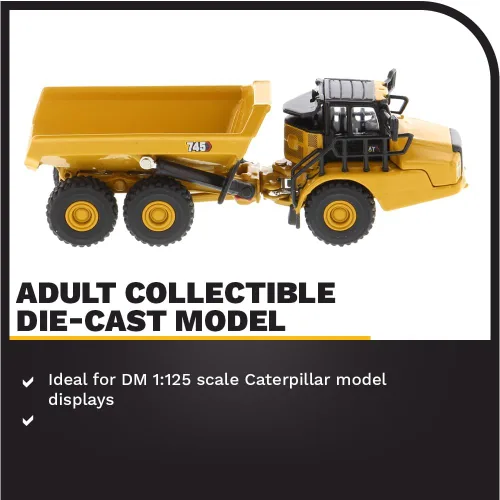 Miniatura 3 de Camión articulado Caterpillar 745 1:125 - Diecast Masters 85548 Elite Serie 1:125