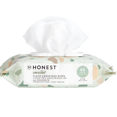 Miniatura 20 de The Honest Company - Toallitas limpiadoras para bebé con 99% de agua, respetuosas con el medioambiente, a base de plantas, hipoalergénicas