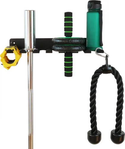 Miniatura 2 de Estante de almacenamiento multiusos para bandas de resistencia, estante de almacenamiento de gimnasio, estante de bandas de fitness, estante