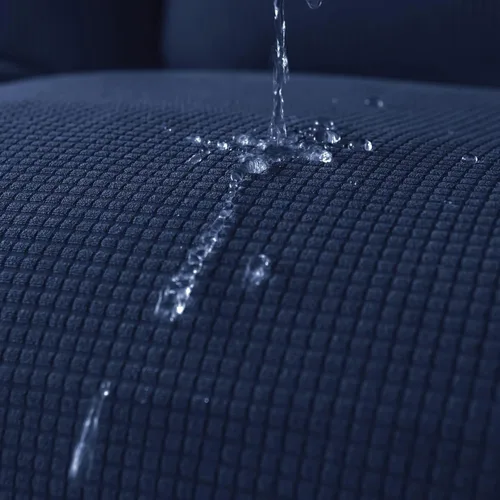 Miniatura 6 de Forcheer - Fundas elásticas para reposabrazos de silla de oficina, resistentes al agua, de Spandex y Jacquard, banda elástica, para sillas de Azul