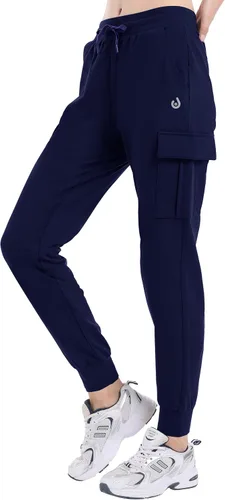 Miniatura 2 de HARTPOR Pantalones deportivos con forro polar para mujer, pantalones cargo de senderismo, resistentes al agua, pantalones deportivos de invierno
