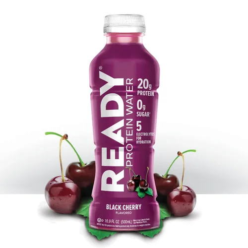 Miniatura 7 de Ready Protein Water - Agua con 0.53 onzas (15 g) de proteínas de suero de leche, sin azúcar, 12 unidades, 16.9 onzas líquidas cada una.