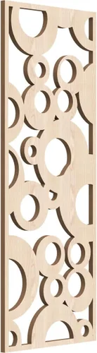 Miniatura 161 de Farwell Paneles de pared decorativos de madera con calado, 13 3/8 pulgadas de ancho x 34 3/8 pulgadas de alto x 1/4 de alto, roble rojo rojo