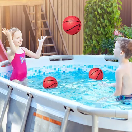 Miniatura 8 de 3 Pack 6" Mini Basketball Set - Lightweight 120g PVC Small Basketball for Toddlers Boys Girls Teenagers Floating Water Pool Basketball for Indoor