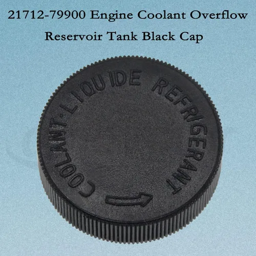 Miniatura 2 de 21712-79900 Tapa negra del depósito de desbordamiento del refrigerante del motor Compatible con Nissan Infiniti.(2) (1Pcs)