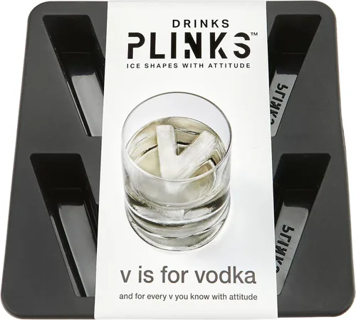 Miniatura 29 de DrinksPlinks Bandeja de Cubitos de Hielo con Letra H - Molde de Cubitos de Hielo de Silicona Personalizado para Whisky – Bandeja Grande