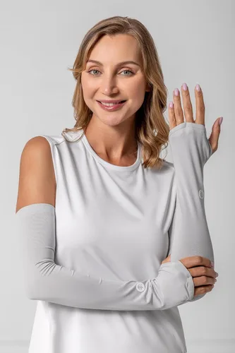 Miniatura 5 de Mangas de brazo de rendimiento para mujer - Protección solar UPF 50+ - Backspin