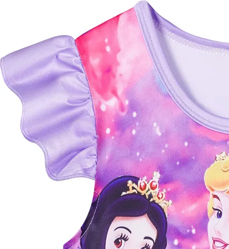Miniatura 5 de MACCHO Girls Princess Fantasy Dress Toddler Flutter Sleeve Casual Clothes Daily Home Wear