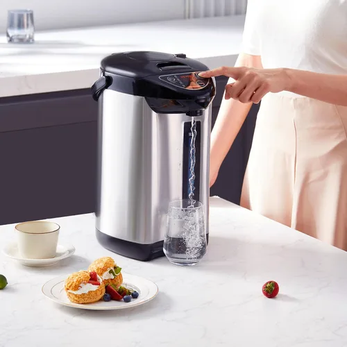 Miniatura 33 de VEVOR Dispensador de agua caliente, caldera y calentador de agua ajustable de 4 temperaturas, calentador de agua de encimera de acero inoxidable