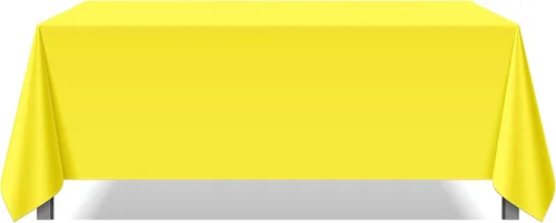 Miniatura 62 de Pomp Mantel Premium de Poliéster de 60" x 84" en Color Amarillo Plátano Tela Fácil de Cuidar, Resistente a Arrugas y Manchas Para Mesa Banana