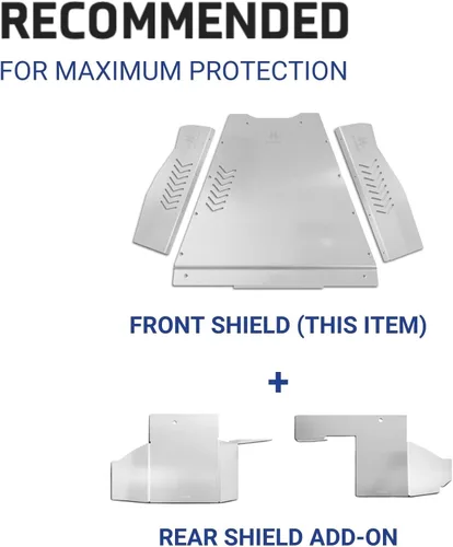 Miniatura 2 de Protección contra robo para convertidor catalítico, Compatible con Toyota Tundra 2007-2021 4WD y Toyota Sequoia 2008-2022 4WD - Miller CAT. Aluminio