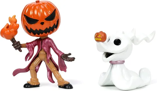 Miniatura 3 de Disney Nightmare Before Christmas - Paquete de 4 figuras fundidas a presión de 2.5 pulgadas