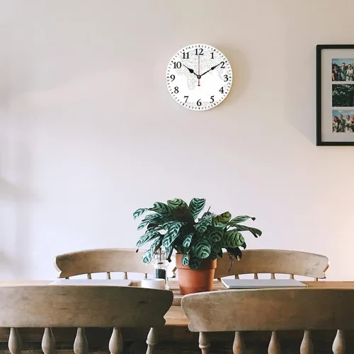 Miniatura 26 de Reloj de pared de madera con mapa del mundo antiguo, estilo nostálgico, Atlas histórico, diseño vintage, impresión de madera, reloj de pared