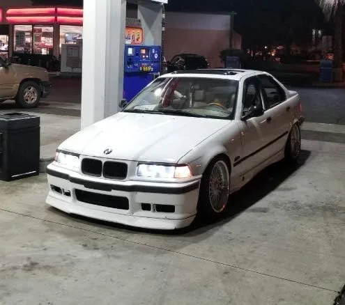 Miniatura 5 de 7000k Anillos de halo ojos de ángel blancos CCFL para BMW E36 E38 E39 E46 con proyector pre-facelift sin errores
