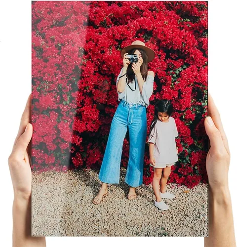 Miniatura 9 de Fracture Impresión fotográfica de vidrio personalizada: 5 x 5 pulgadas, tamaño cuadrado pequeño, carga tu propia foto, impresión de vidrio