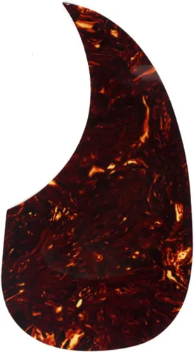 Miniatura 4 de Musiclily - Golpeador autoadhesivo de gran tamaño para guitarra acústica estilo Martin D28, color negro perla Negro (Black Pearl)