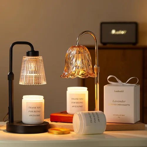 Miniatura 8 de GODONLIF Lámpara calienta-velas con temporizador y regulación de intensidad, regalos de cumpleaños para mujeres y madres, regalos para inauguración