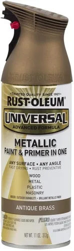 Miniatura 116 de Rust-Oleum 245197 Pintura en aerosol universal para todas las superficies, 12 onzas, negro satinado
