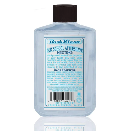 Miniatura 3 de BushKlawz Clásico Refrescante Enfriamiento Calmante Loción Tónico para Después del Afeitado de Barbería Splash Activo Príncipe Satisface todos