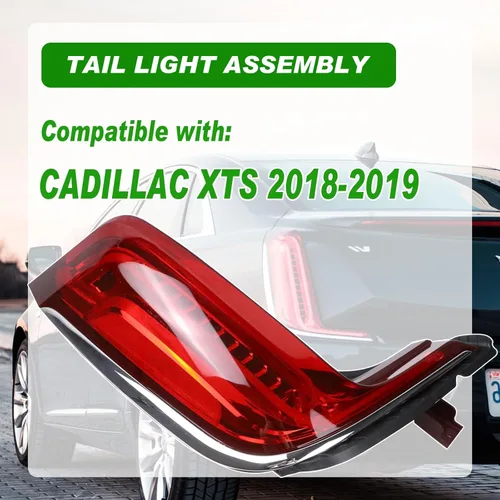 Miniatura 2 de Lochnchn Conjunto de luz trasera LED compatible con Cadillac XTS 2018 2019 derecha izquierda del lado del conductor, luz trasera de repuesto 84607637