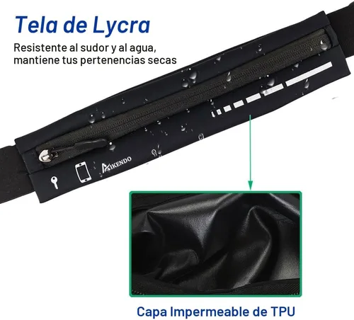 Miniatura 5 de Cinturón delgado para correr para mujeres y hombres, riñonera para corredores, soporte para teléfono, cinturón de cintura para correr, cinturón