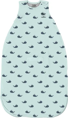 Miniatura 2 de Woolino Saco de dormir para bebé de 4 estaciones saco de dormir para bebé 2 a 2 años ballenas