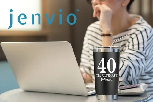 Miniatura 9 de Regalos de 40 cumpleaños 40 is the Ultimate F Word Vaso de acero inoxidable de 20 onzas para hombres, mujeres, marido, esposa, regalo del día