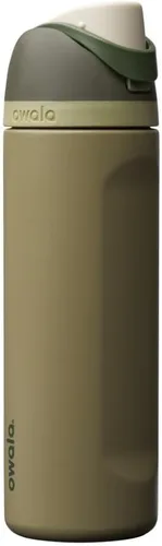 Owala FreeSip - Botella de agua aislada de acero inoxidable con popote, botella de agua deportiva sin BPA, ideal para viajes, 24 onzas, todoterreno
