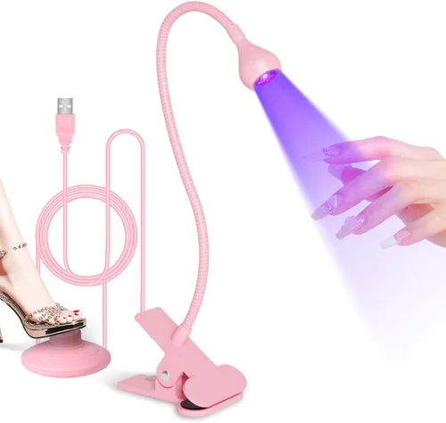 Miniatura 10 de AORAEM Lámpara de uñas LED UV, luz UV de secado rápido para uñas de gel, lámpara LED de curado de uñas con control de pie, luz de curado flash