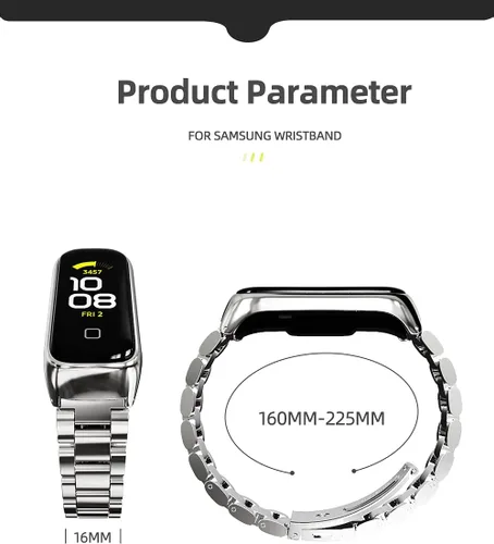 Miniatura 8 de Correa compatible con Samsung Galaxy Fit 2 SM-R220 Bandas para mujeres y hombres, correas deportivas de repuesto para Samsung Galaxy Fit2