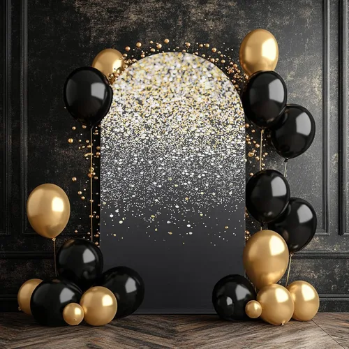 Miniatura 14 de gogoparti Cubierta de arco con estampado de vaca de 6 pies, telón de fondo de elastano sin arrugas, cubierta de arco de Chiara para fiesta temática