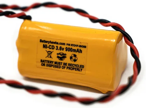 Miniatura 9 de Battery Hawk ELB-B001 3.6v 900mAh AA900MAH 0253799 Unitech Ni-CD Señal de salida Luz de emergencia Solar AA700MAH