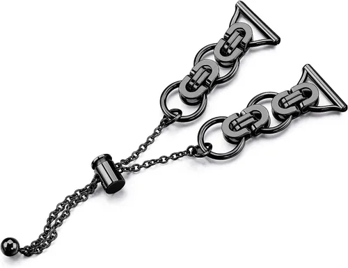 Miniatura 3 de Pulsera de diamantes brillante compatible con Garmin Vivoactive 3, Forerunner 245/645 Music, Venu/Venu Sq 2, bandas de metal elegantes de acero