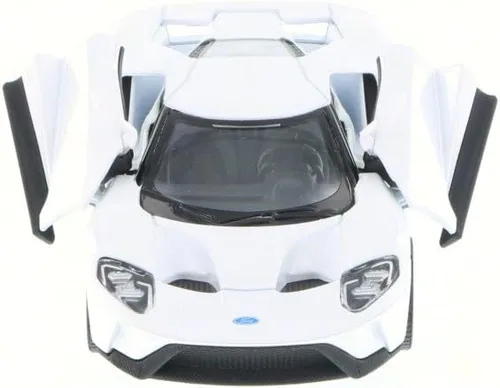 Miniatura 2 de KiNSMART - 2017 Ford GT 1:38 Escala 5" Die Cast Modelo Toy Super Car (blanco)
