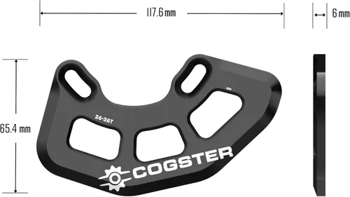 Miniatura 5 de FortiGuard - Protector de cadena de bicicleta de aleación MTB - Un protector de cadena de bicicleta ISCG05 para 26T-36T, taco de bicicleta para tu